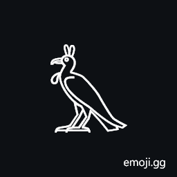 Egyptian Hieroglyph G021 Symbol