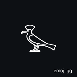 Egyptian Hieroglyph G022 Symbol