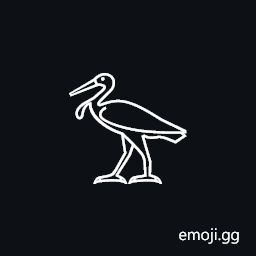 Egyptian Hieroglyph G029 Symbol