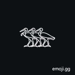 Egyptian Hieroglyph G030 Symbol