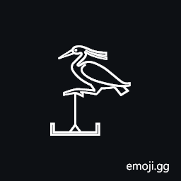 Egyptian Hieroglyph G032 Symbol