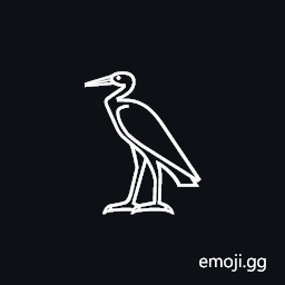 Egyptian Hieroglyph G033 Symbol