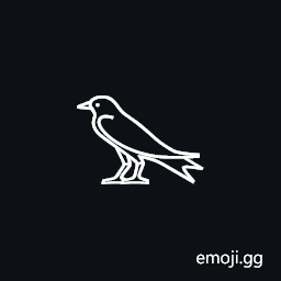 Egyptian Hieroglyph G036a Symbol