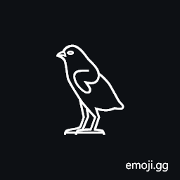 Egyptian Hieroglyph G043 Symbol