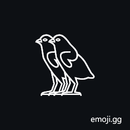 Egyptian Hieroglyph G044 Symbol