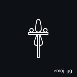 Egyptian Hieroglyph R015 Symbol