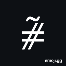 Equals Sign and Slanted Parallel with Tilde Above Symbol