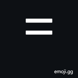 Equals Sign Symbol
