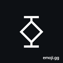 Error-Barred White Diamond Symbol