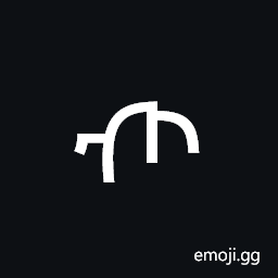 Ethiopic Syllable Thoa Symbol