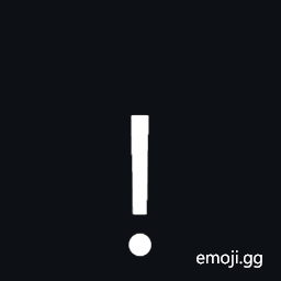 Exclamation Mark Symbol