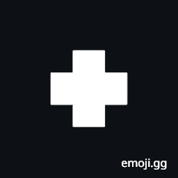 Extremely Heavy Greek Cross Symbol