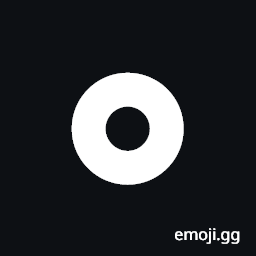Extremely Heavy White Circle Symbol