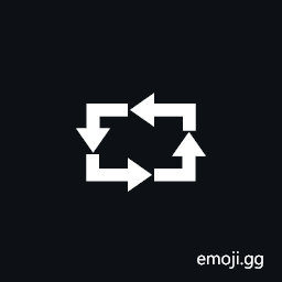 Four Corner Arrows Circling Anticlockwise Symbol