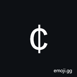 Fullwidth Cent Sign Symbol