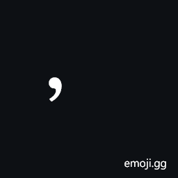Fullwidth Comma Symbol