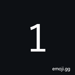 Fullwidth Digit One Symbol