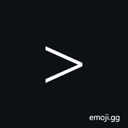 Fullwidth Greater-Than Sign Symbol