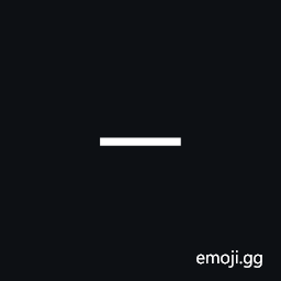 Fullwidth Hyphen-Minus Symbol