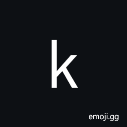 Fullwidth Latin Small Letter K Symbol