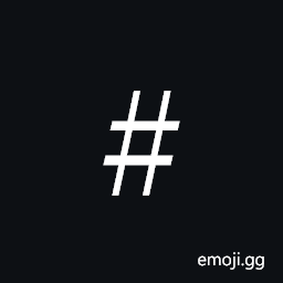 Fullwidth Number Sign Symbol