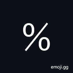 Fullwidth Percent Sign Symbol
