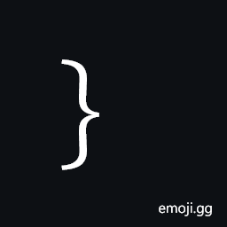 Fullwidth Right Curly Bracket Symbol