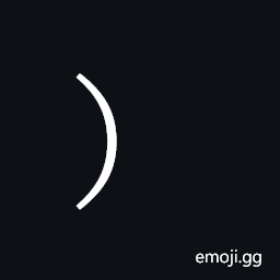 Fullwidth Right Parenthesis Symbol