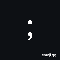 Fullwidth Semicolon Symbol