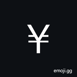 Fullwidth Yen Sign Symbol