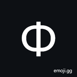 Georgian Mtavruli Capital Letter Fi Symbol
