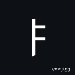 Gothic Letter Faihu Symbol