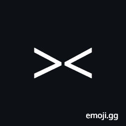 Greater-Than Beside Less-Than Symbol