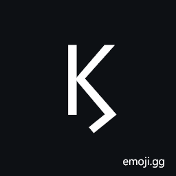 Greek Capital Kai Symbol Symbol