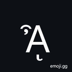 Greek Capital Letter Alpha with Psili and Perispomeni and Prosgegrammeni Symbol