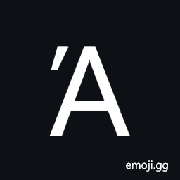 Greek Capital Letter Alpha with Tonos Symbol