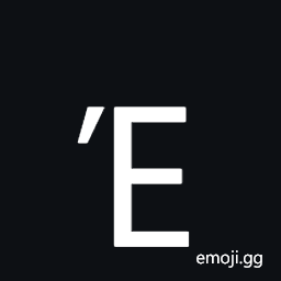 Greek Capital Letter Epsilon with Oxia Symbol