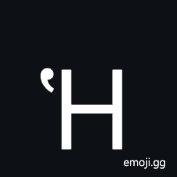 Greek Capital Letter Eta with Dasia Symbol