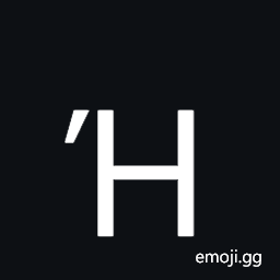 Greek Capital Letter Eta with Oxia Symbol