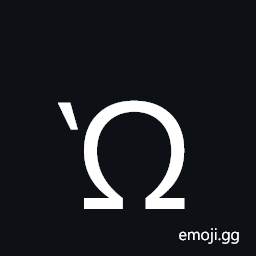 Greek Capital Letter Omega with Varia Symbol