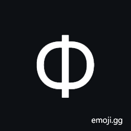 Greek Capital Letter Phi Symbol