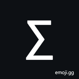 Greek Capital Letter Sigma Symbol