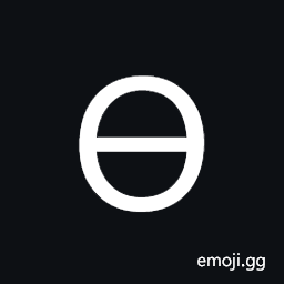 Greek Capital Theta Symbol Symbol