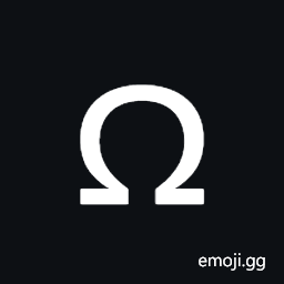 Greek Letter Small Capital Omega Symbol