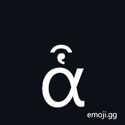 Greek Small Letter Alpha with Dasia and Perispomeni Symbol