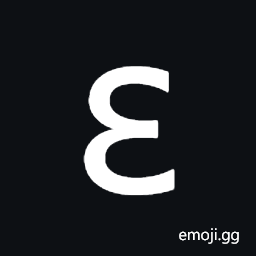 Greek Small Letter Epsilon Symbol