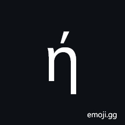 Greek Small Letter Eta with Tonos Symbol