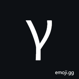 Greek Small Letter Gamma Symbol