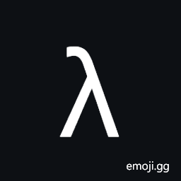 Greek Small Letter Lamda Symbol