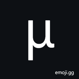 Greek Small Letter Mu Symbol